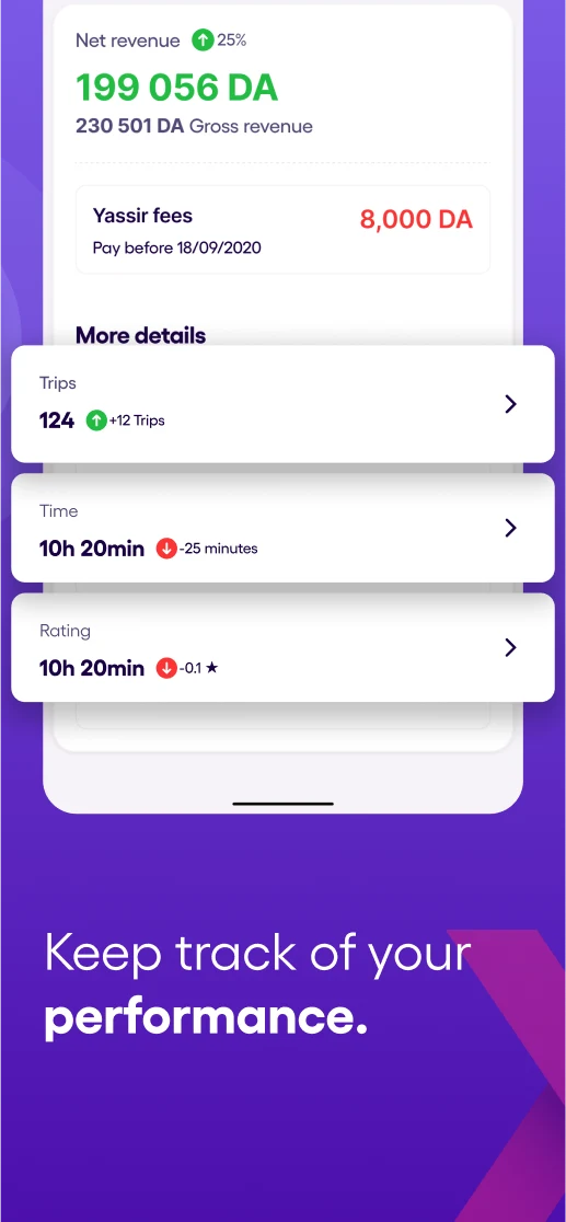 Yassir driver: Partner app screenshot