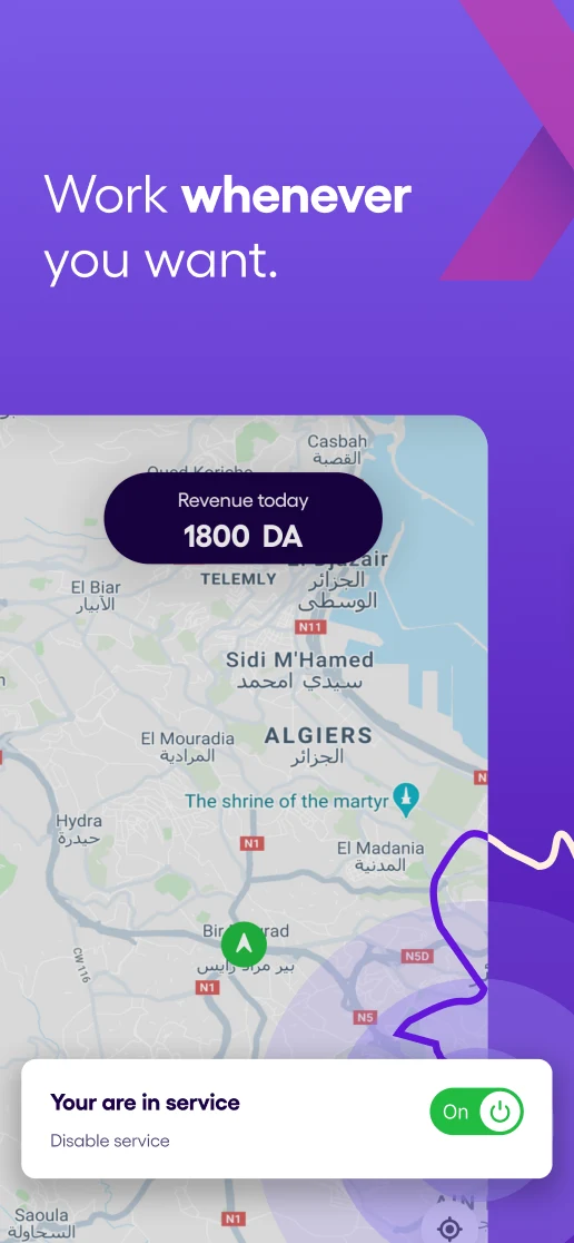 Yassir driver: Partner app screenshot